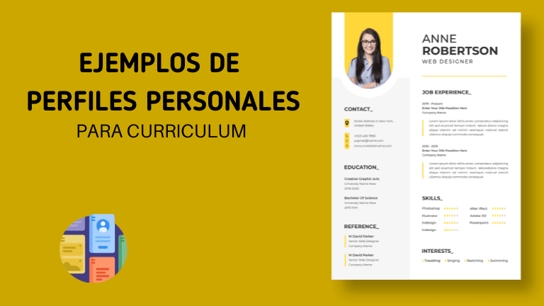 Ejemplos de perfiles personales para curriculum