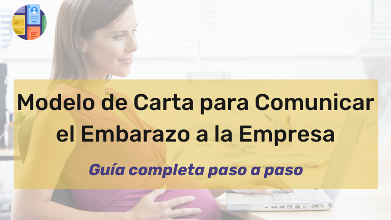 Modelo de Carta para Comunicar el Embarazo a la Empresa