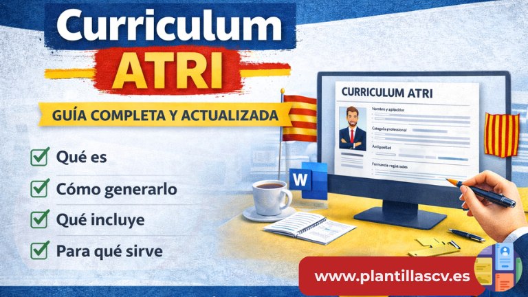 qué es el Curriculum ATRI, cómo generarlo y para qué sirve