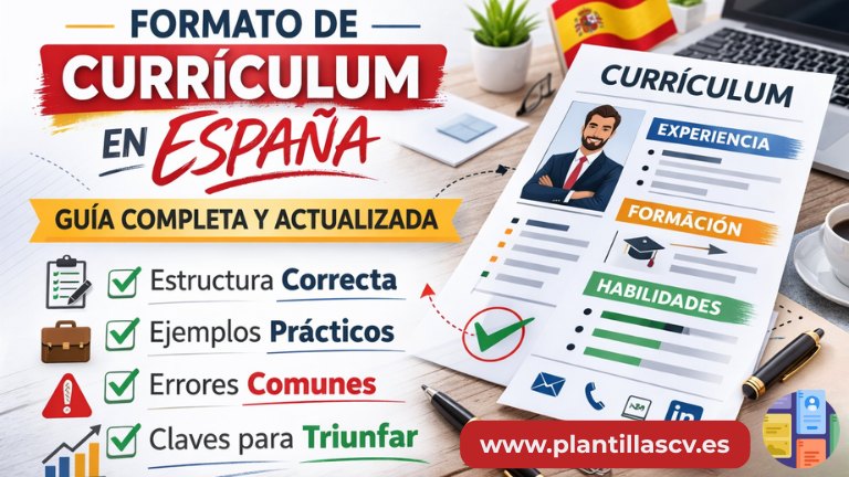 Formato de curriculum España 2026