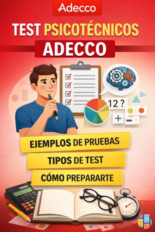 Test psicot&eacute;cnicos Adecco: tipos, pruebas y ejemplos (2026)