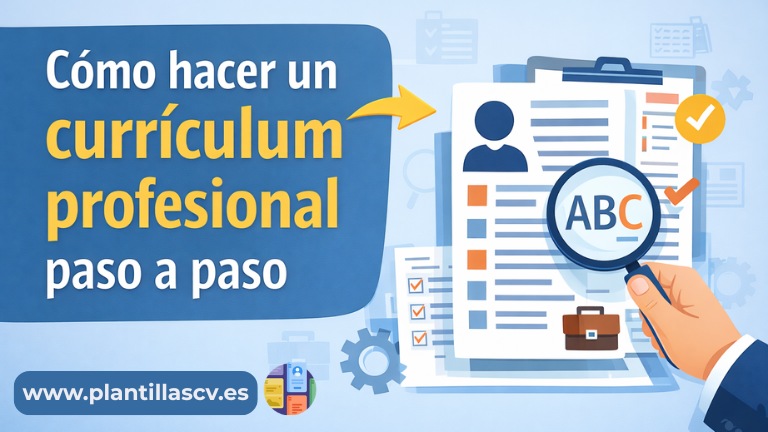 Cómo hacer un currículum profesional paso a paso en 2026