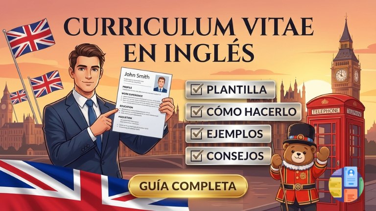 Cómo hacer un curriculum vitae en inglés, plantilla y ejemplos prácticos