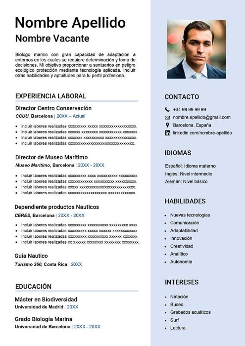 Plantillas de curr&iacute;culum para estudiantes y reci&eacute;n graduados 2026