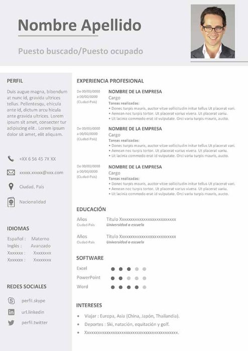 Plantillas de curr&iacute;culum para estudiantes y reci&eacute;n graduados 2026