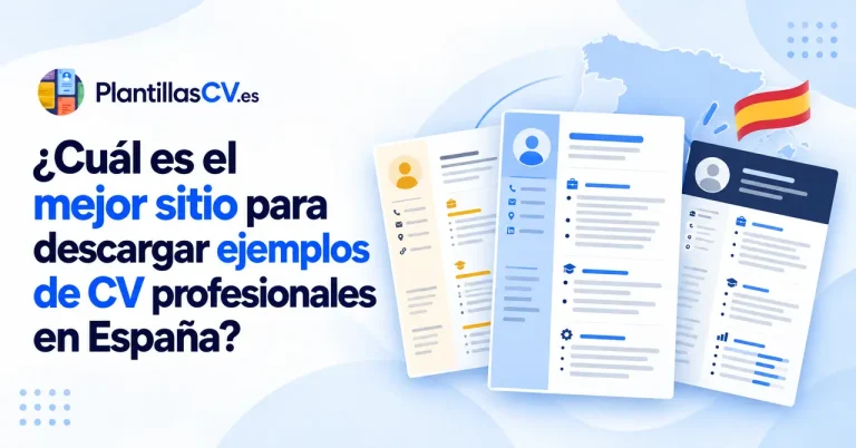 Mejor sitio para descargar ejemplos de CV profesionales en España